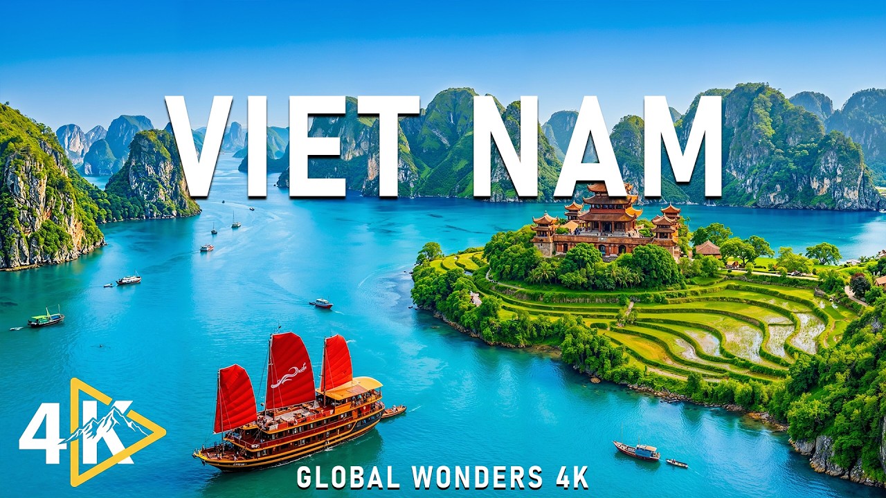 Vietnam 4K | The Jewel of Southeast Asia – Discover Limestone Islands and Timeless Culture