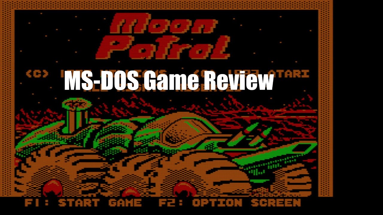 Moon Patrol -1984 - MS-DOS Game Review