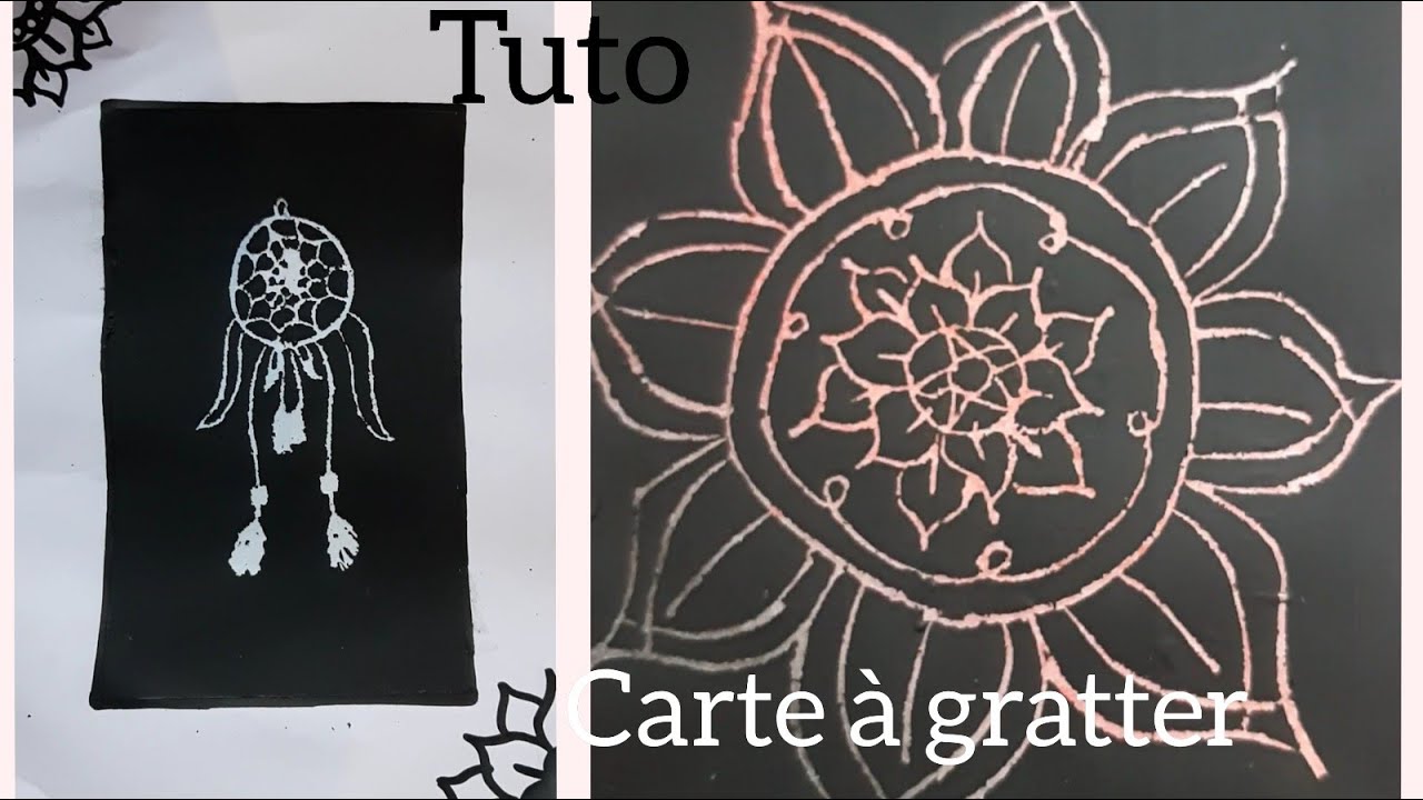 Comment faire des cartes &agrave; gratter