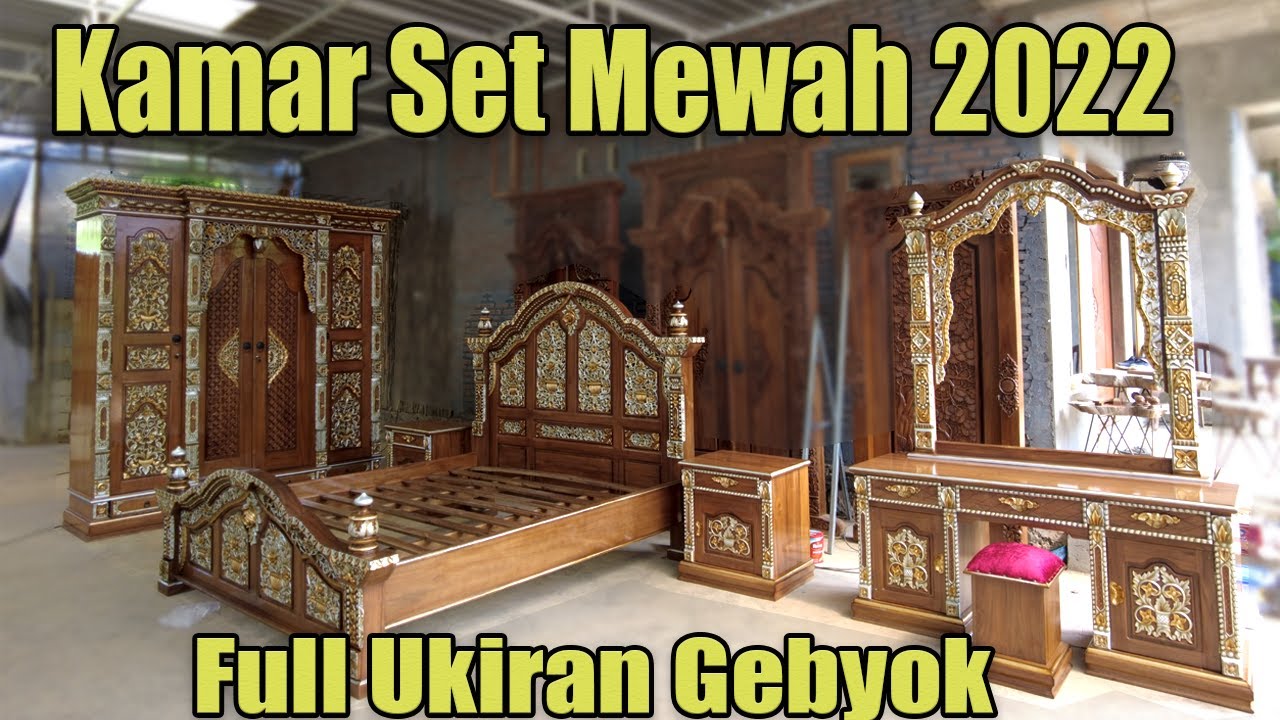 Kamar Set Mewah Full Ukiran Gebyok Pesanan dari Kota Kudus