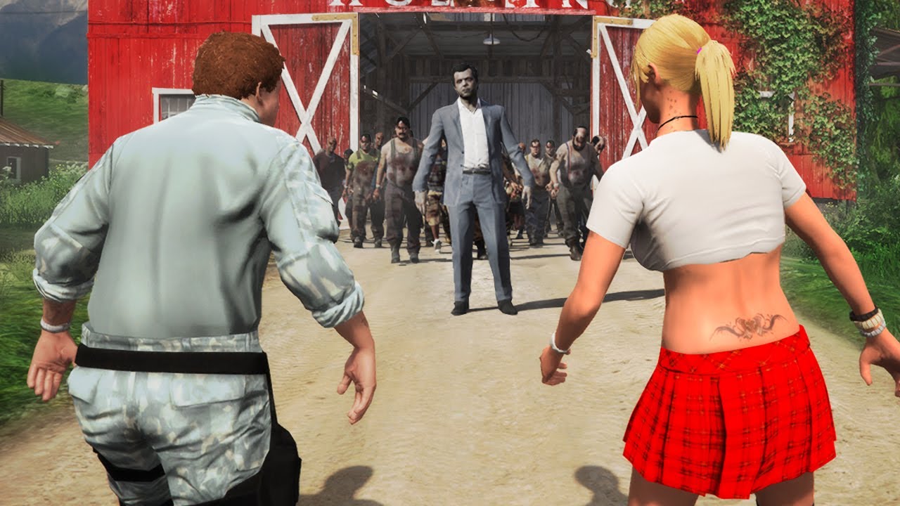 JIMMY & TRACEY in a ZOMBIE Outbreak! (GTA 5)