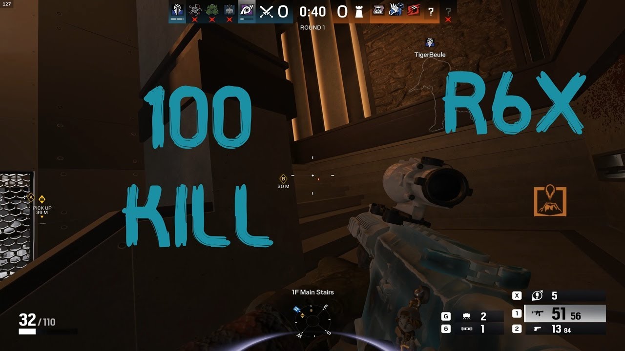 RAINBOW SIX SIEGE X : 100 KILLS ! #200