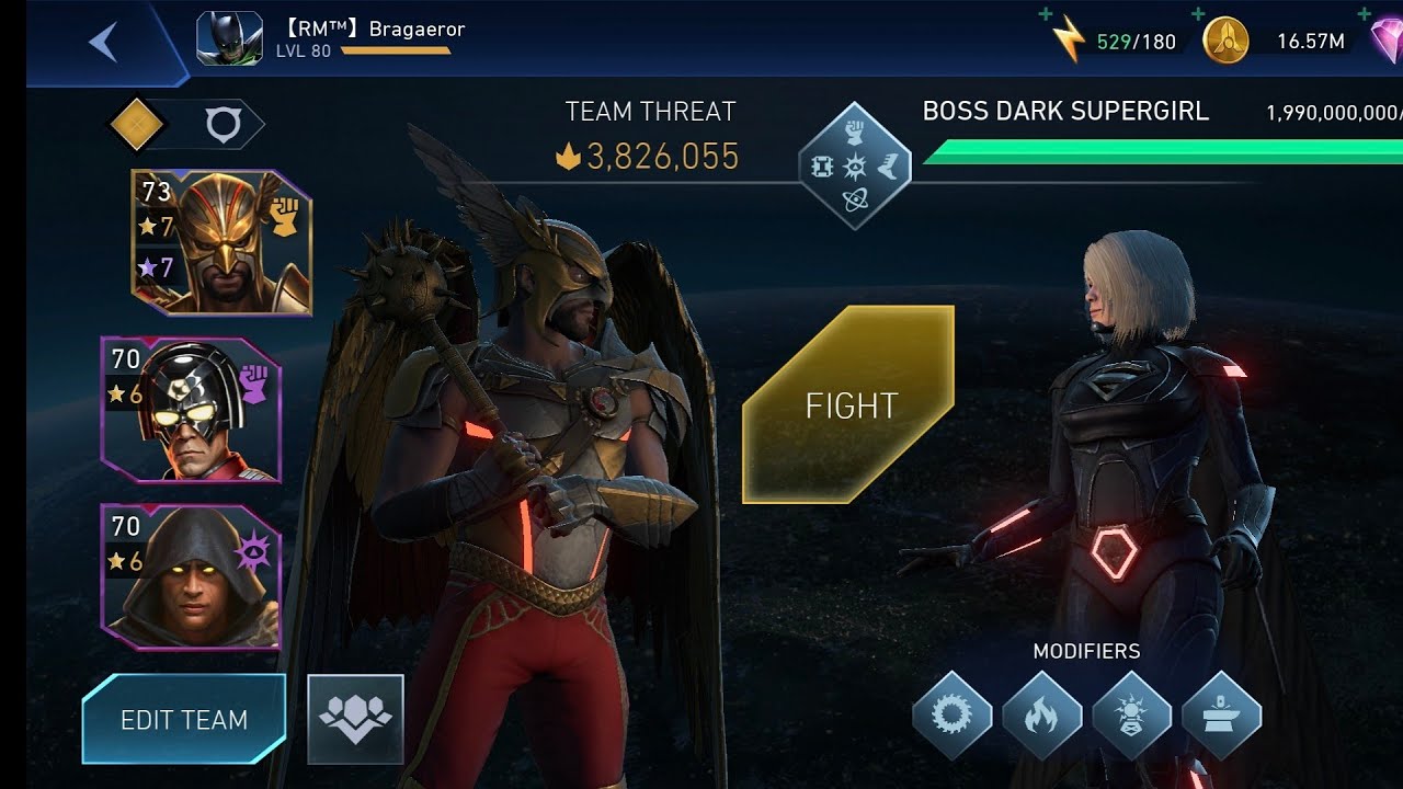 INJ2M - "H7" Rise of Krypton  "ROK" - Boss Dark Supergirl 1shot.