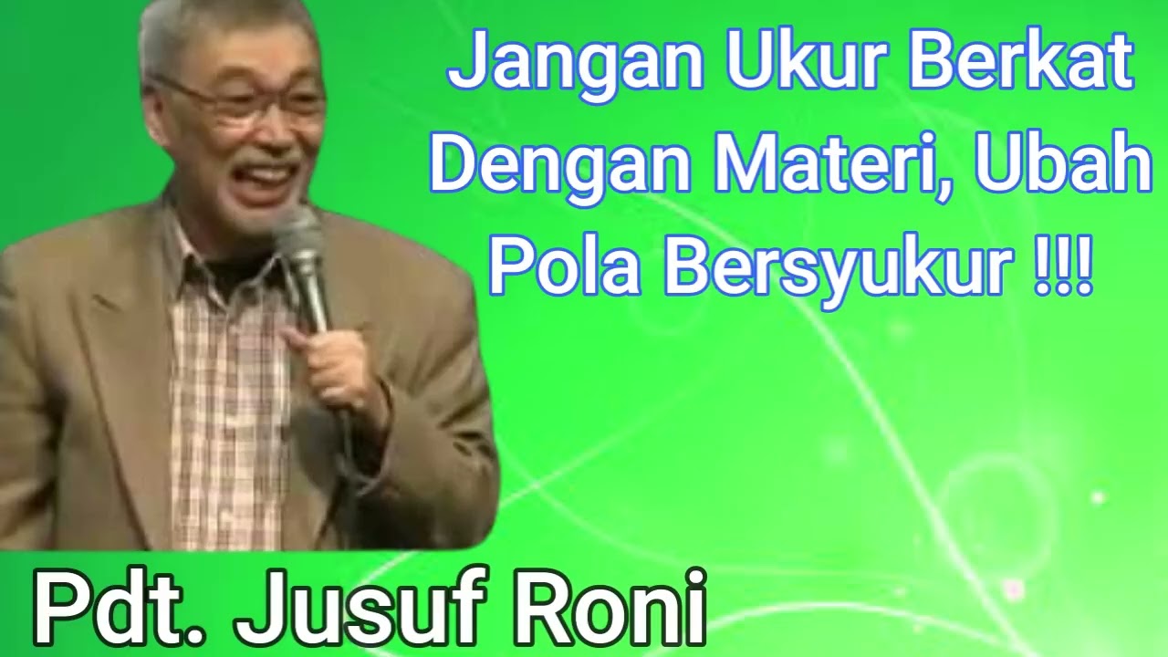 UBAH POLA BERSYUKUR, BUKAN HANYA MATERI UKURAN BERKAT !!!