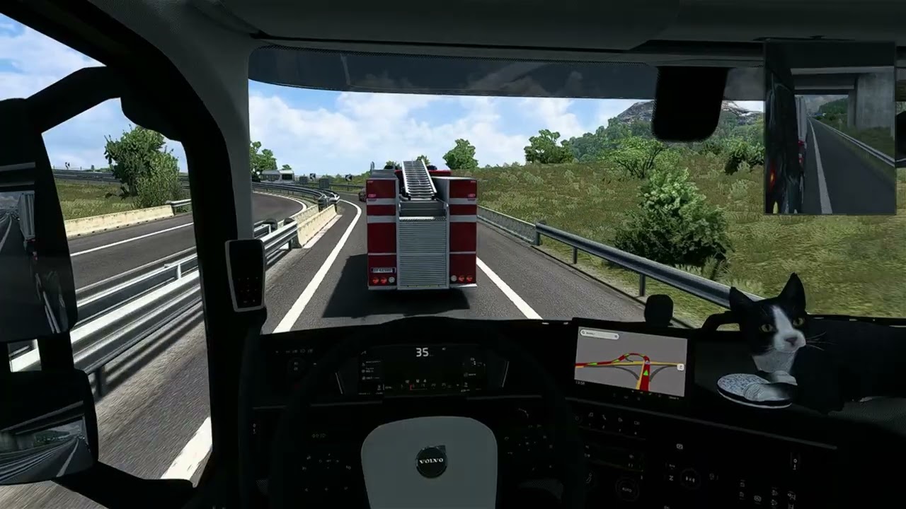 Starting the Italy DLC! From Turin to Genoa &mdash; Fire Truck Chaos on the Road | ETS2