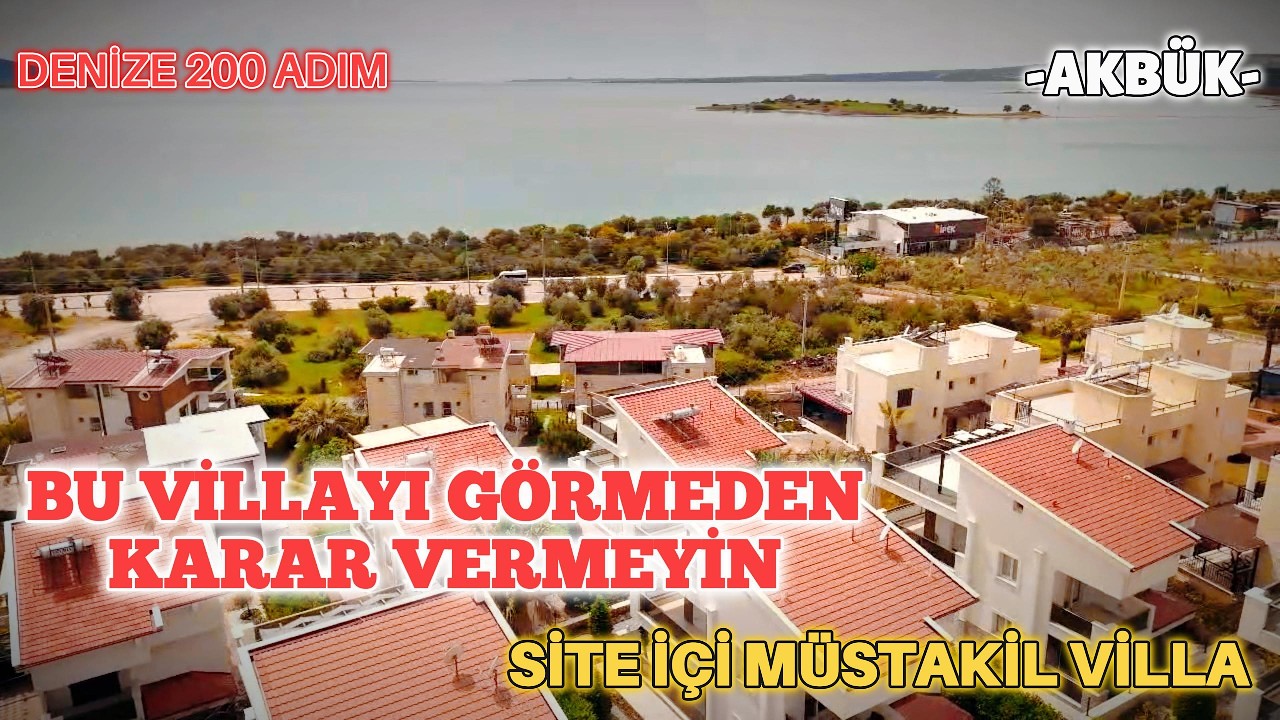 DİDİM AKB&Uuml;K&rsquo;TE 200 METRE DENİZE! 🔥 TAM M&Uuml;STAKİL 3+1 VİLLA &ndash; CİDDİ ALICIYA FIRSAT!