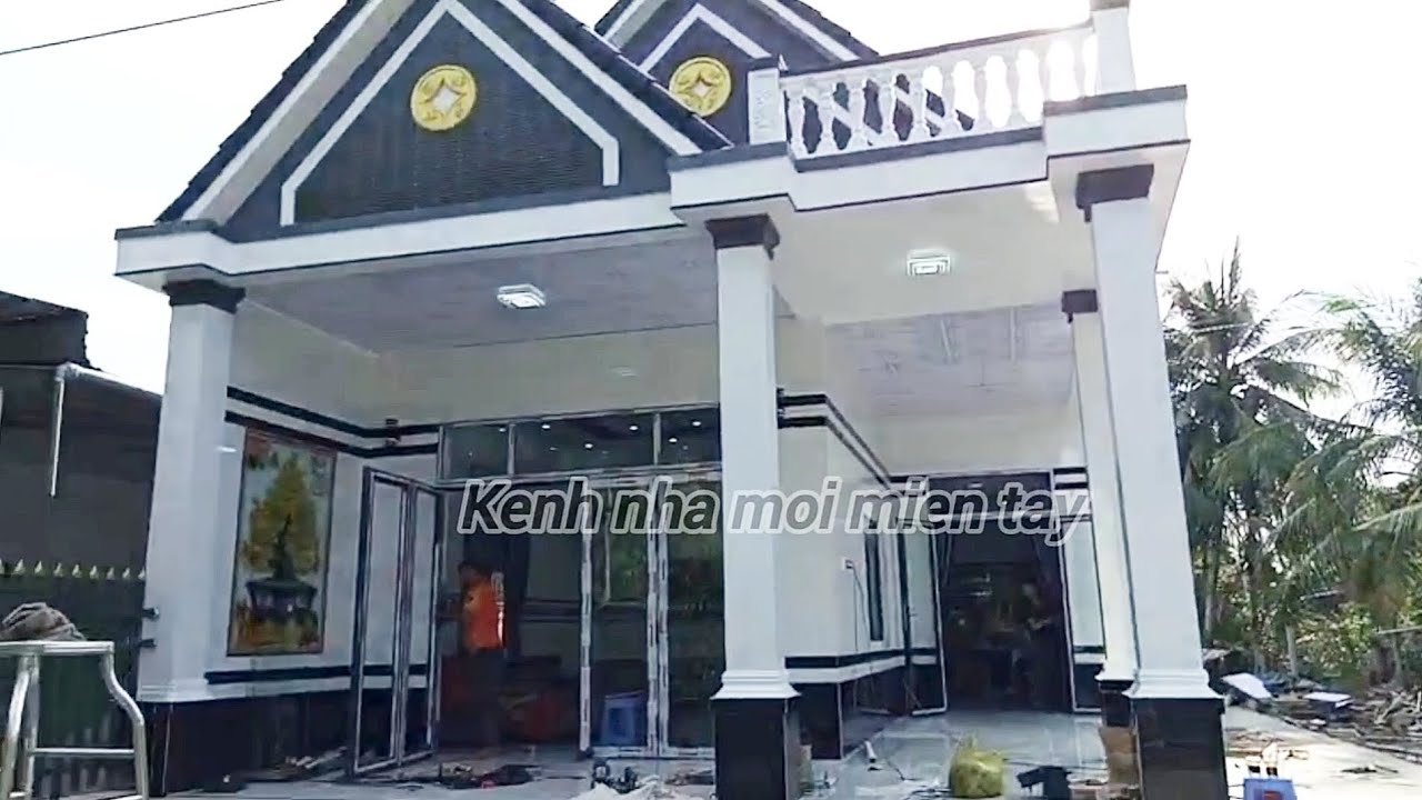 Nhà nóc thái 620tr dt 6,9x15m trọn gói (o915296259)
