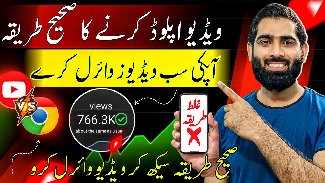 Apni Video ic New Method say upload Kar K Viral Karo ab🔥| Video Upload Karne ka Sahi tariqa |