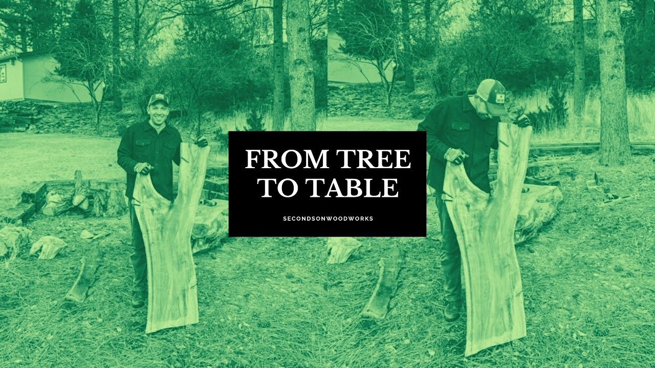 From Tree to Table // Part 1 // Flattening the Live Edge Slab