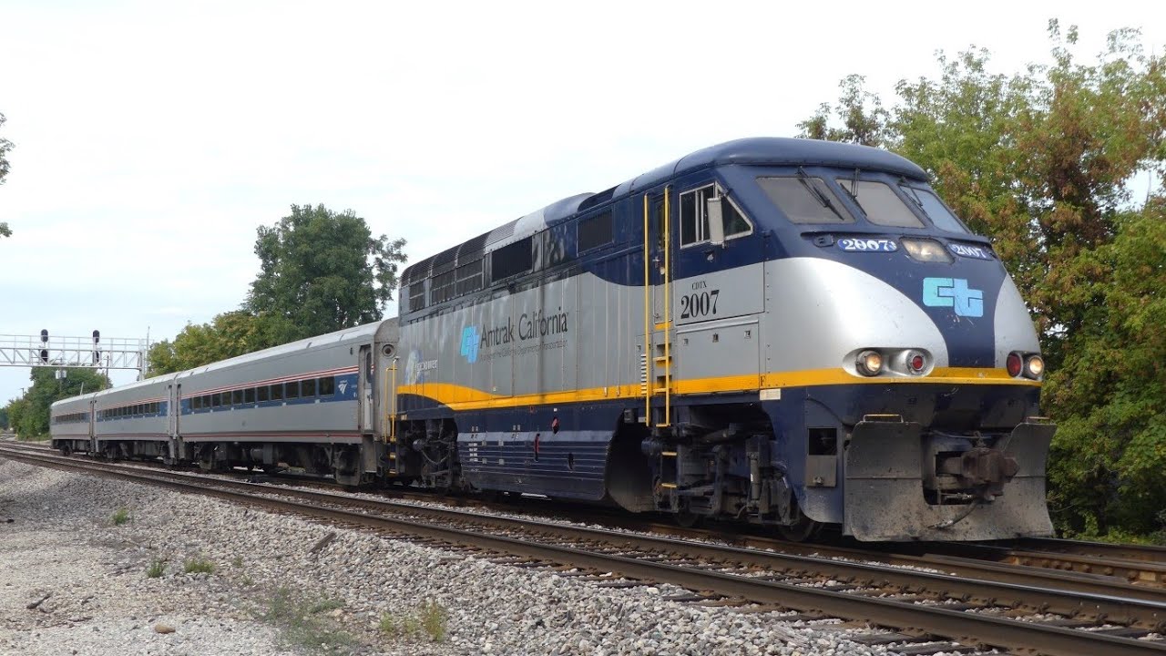 Amtrak California F59PHI visits Michigan! | CDTX 2007 on the Holly Sub