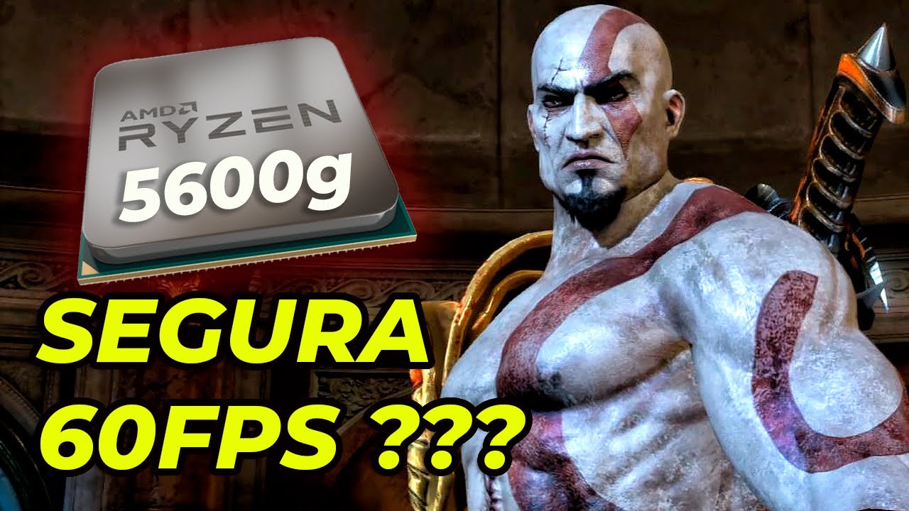 GOD OF WAR 3 no RYZEN 5600G! Será que os 60fps É REAL???