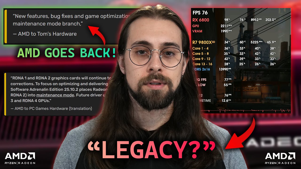 AMD WRACA!! RDNA 1 i 2 z NOWYMI OPTYMALIZACJAMI GIER, bo &bdquo;rynek tego wymaga&rdquo;