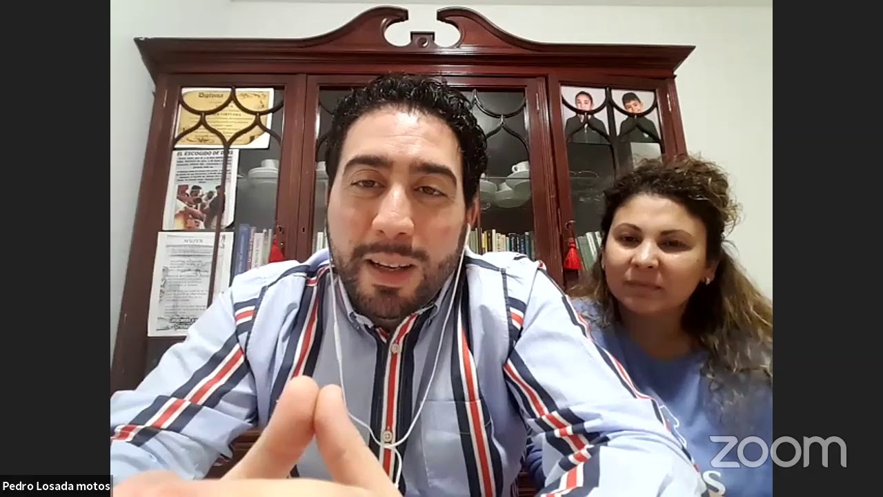 culto en directo por zoom 11/04/20 alabanza Adolfo y chelo a la palabra Jesus de Asturias