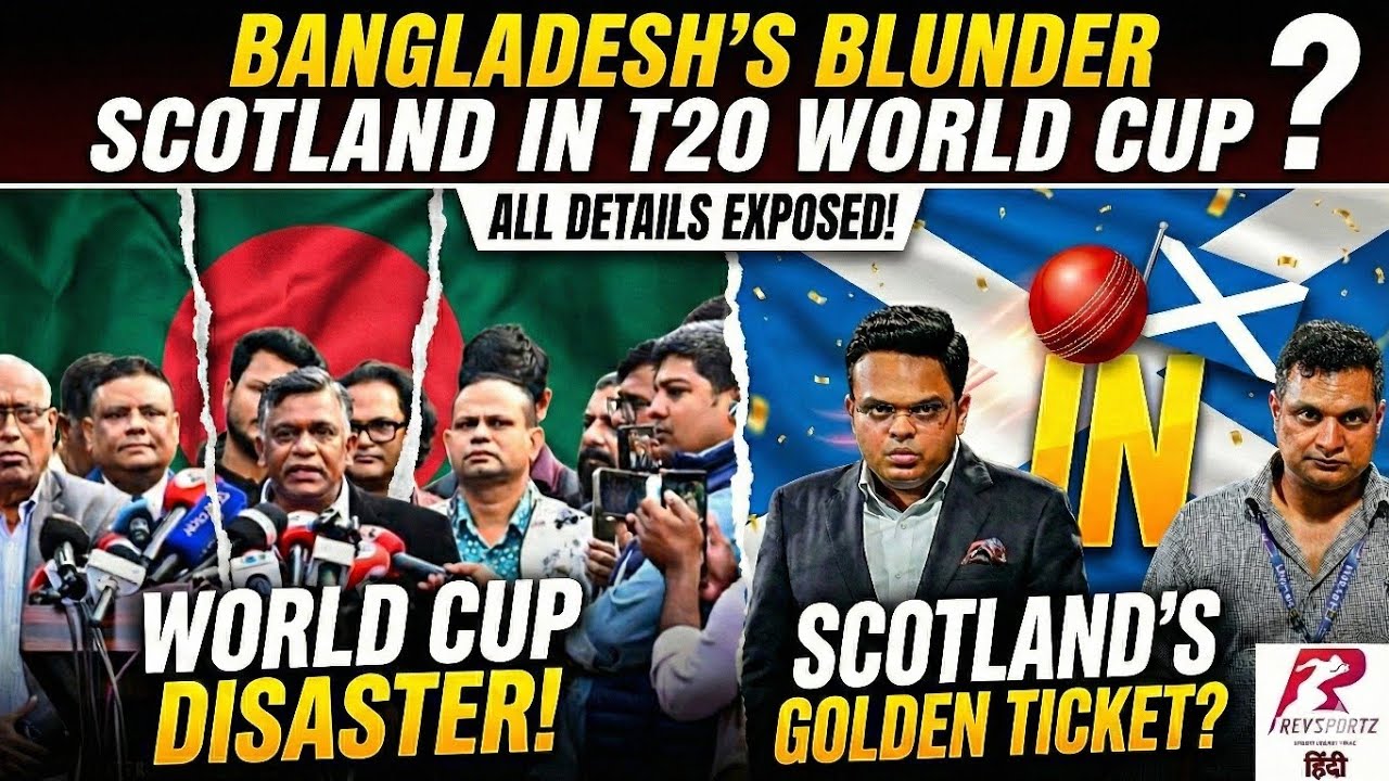 INSIDE DETAILS: WILL PAKISTAN QUIT WC? ICC'S FINAL DECISION ON BANGLADESH & T20 WORLD CUP -SCOTLAND?