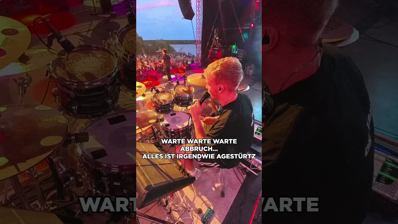 CLICKTRACK ist komplett  ABGEST&Uuml;RZT...Was ist da passiert?? 🥁🥹 #drums #liveband#clicktrack #playback