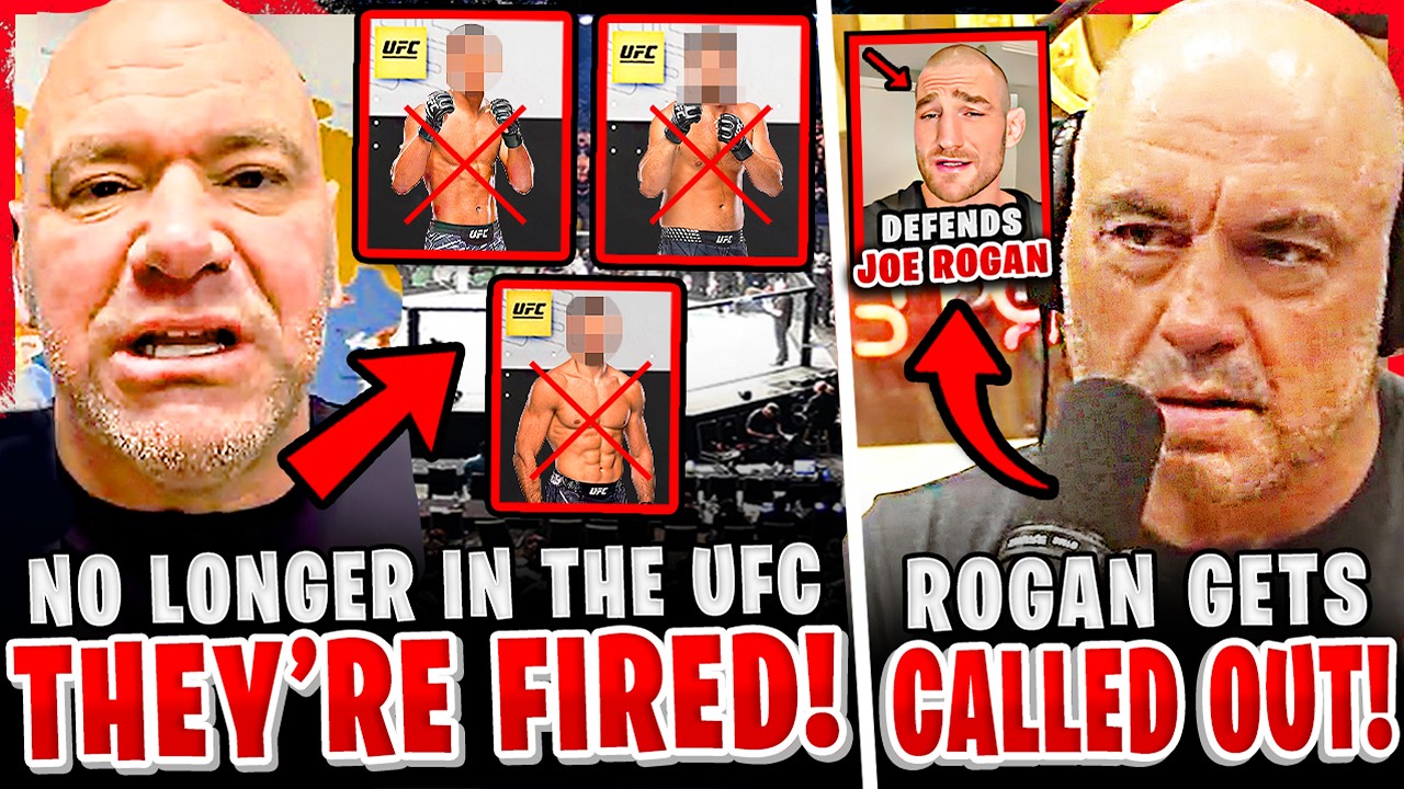 Dana White REMOVES MULTIPLE FIGHTERS from UFC! Joe Rogan CALLED OUT + Sean Strickland RESPONDS!