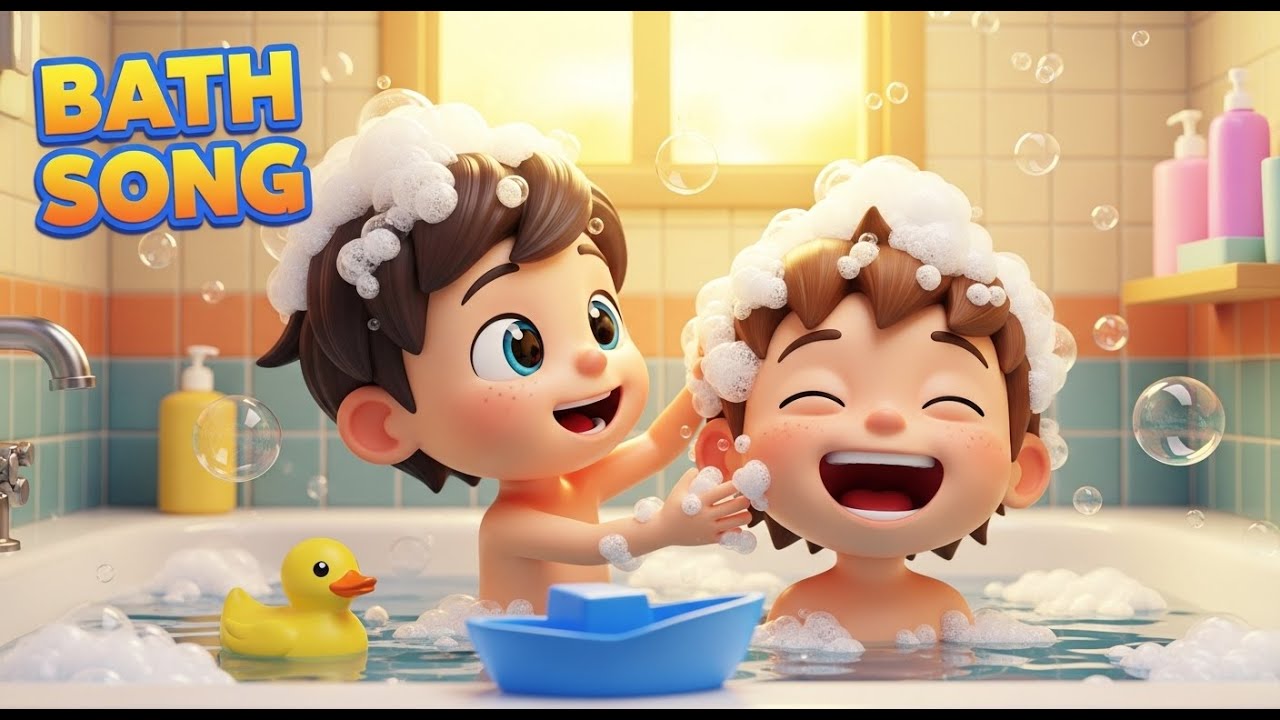 Bath Time Adventures! | Fun & Educational Bath Song for Toddlers