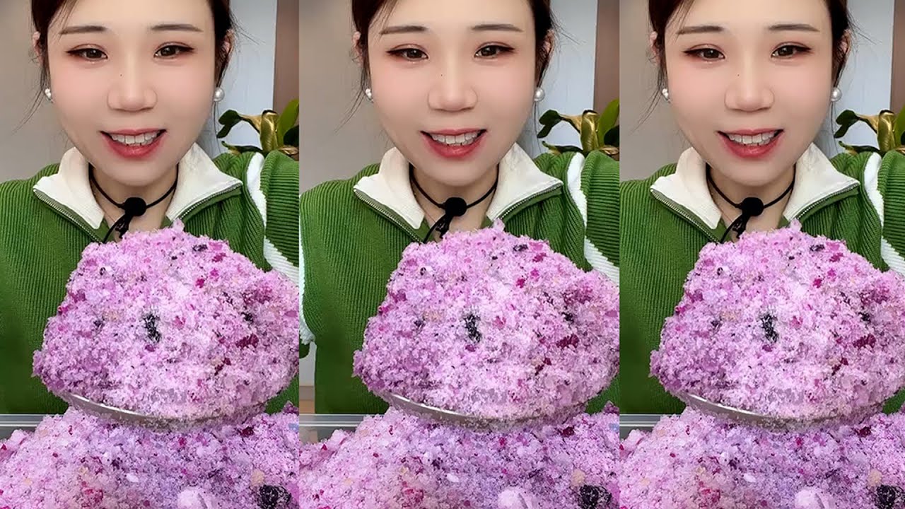 only YY ASMR - Ice Eating ASMR- Freezer Frost Eating ❄️❄️❄️