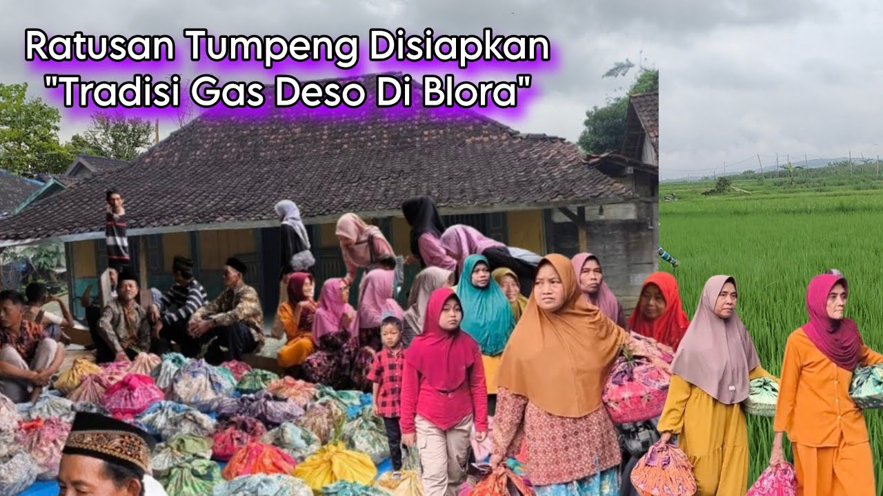 Mau Heran Tapi Ini Di Blora Seperti Thn 1980an Tradisi Kuno Gas Deso Bacem Dipinggir Sawah