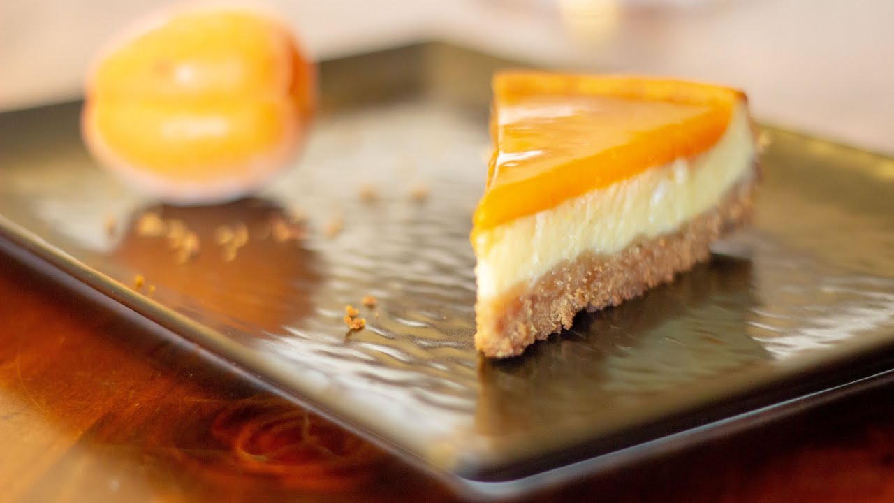 Cheesecake New York con philadelphia e confettura di albicocche. 😍