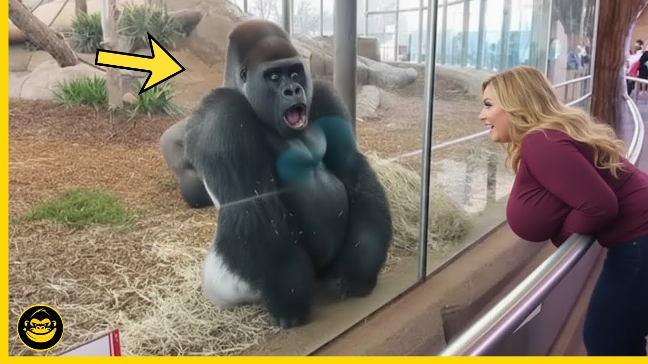 🤣👉 Momentos GRACIOSOS de GORILAS que demuestran lo HUMANOS que somos.. #3