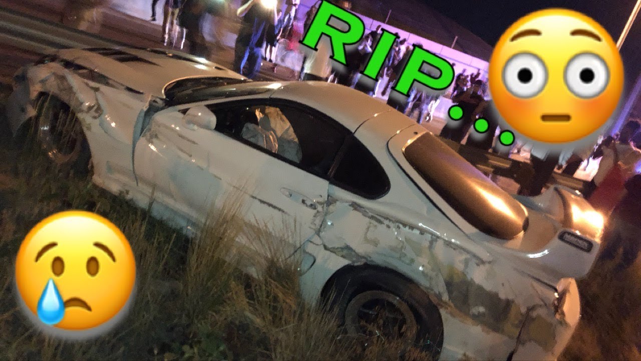 Supra crashed @ SCT Denver - Wish I was joking...