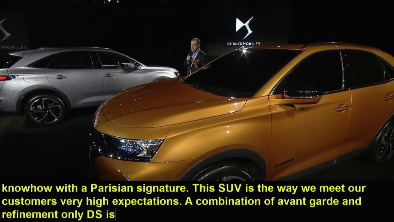Live Reveal - DS 7 CROSSBACK