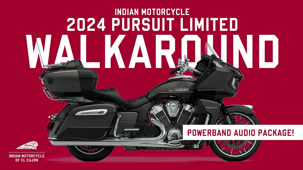2024 Indian Pursuit Limited with PowerBand Audio Package Walkthrough - Indian Motorcycle of El Cajon