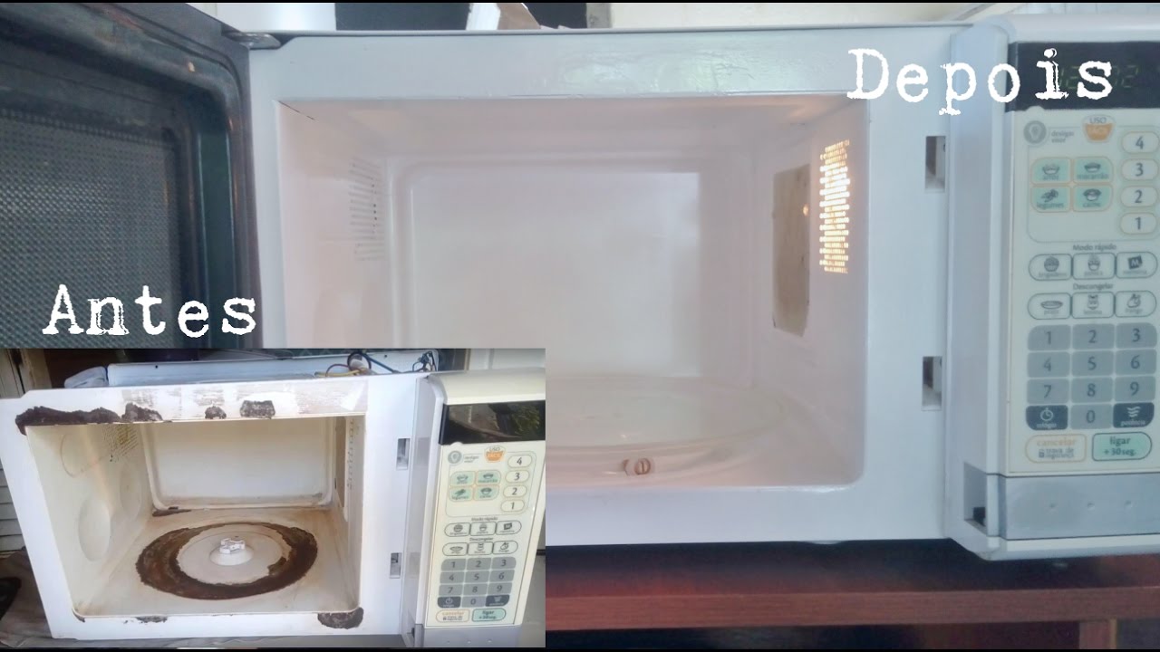 Micro-ondas Enferrujado Por Dentro - Recuperado com R$ 20,00.
