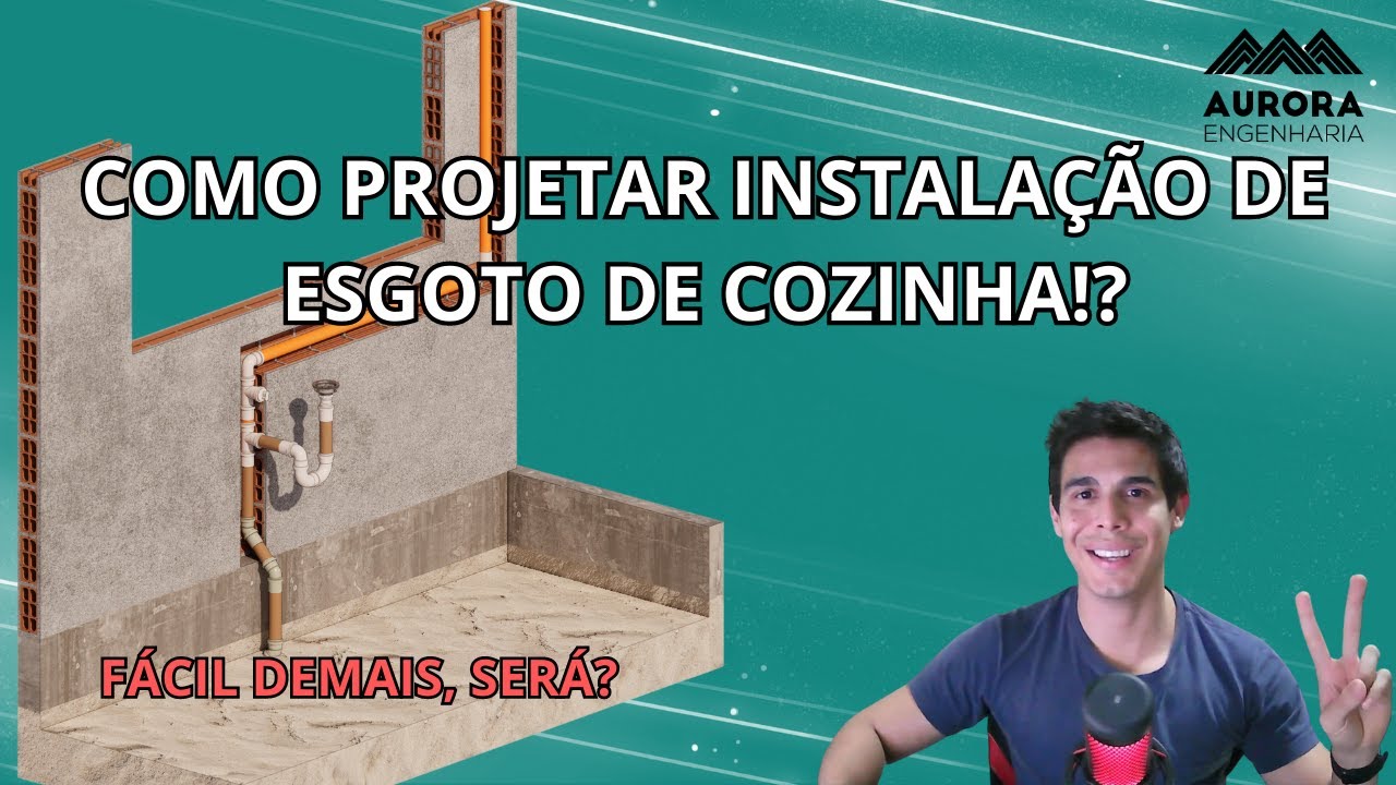 Como fazer instalação de esgoto de cozinha!?