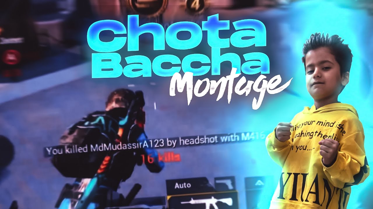 CHHOTA BACHHA PUBGM MONTAGE | 3K SPECIAL YOUNGEST INDIAN GAMER VIVONE