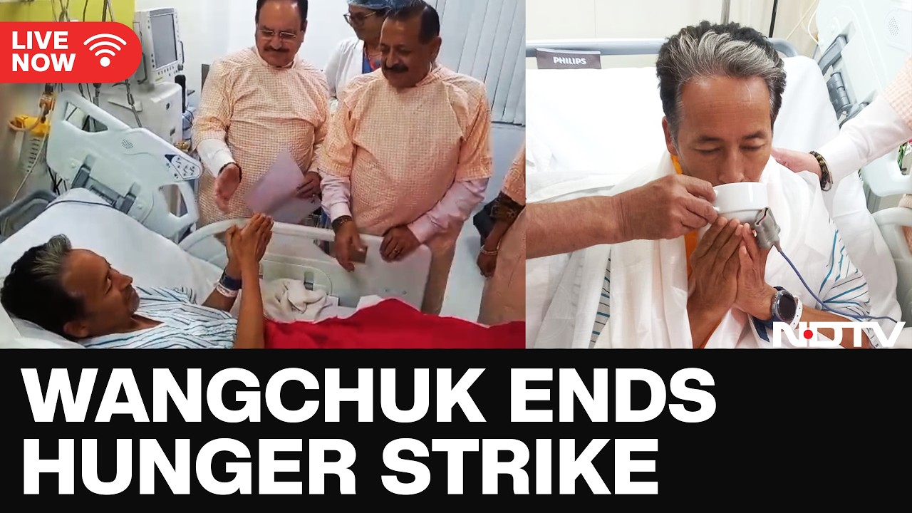 Sonam Wangchuk News LIVE | Sonam Wangchuk Ends Hunger Strike After 26 Days In Presence Of Ministers