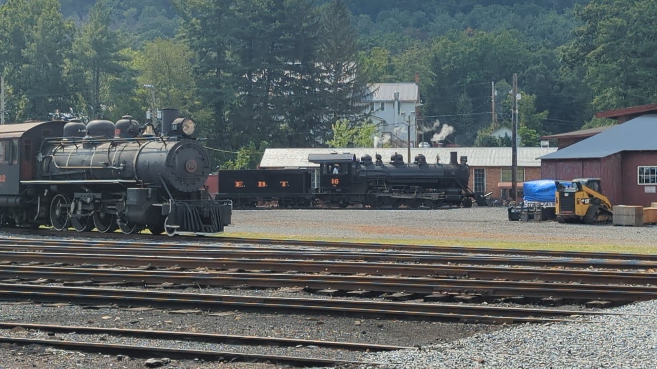 East Broad Top L - E.B.T. #16 "Nick" Away for the Night, 08/24/25