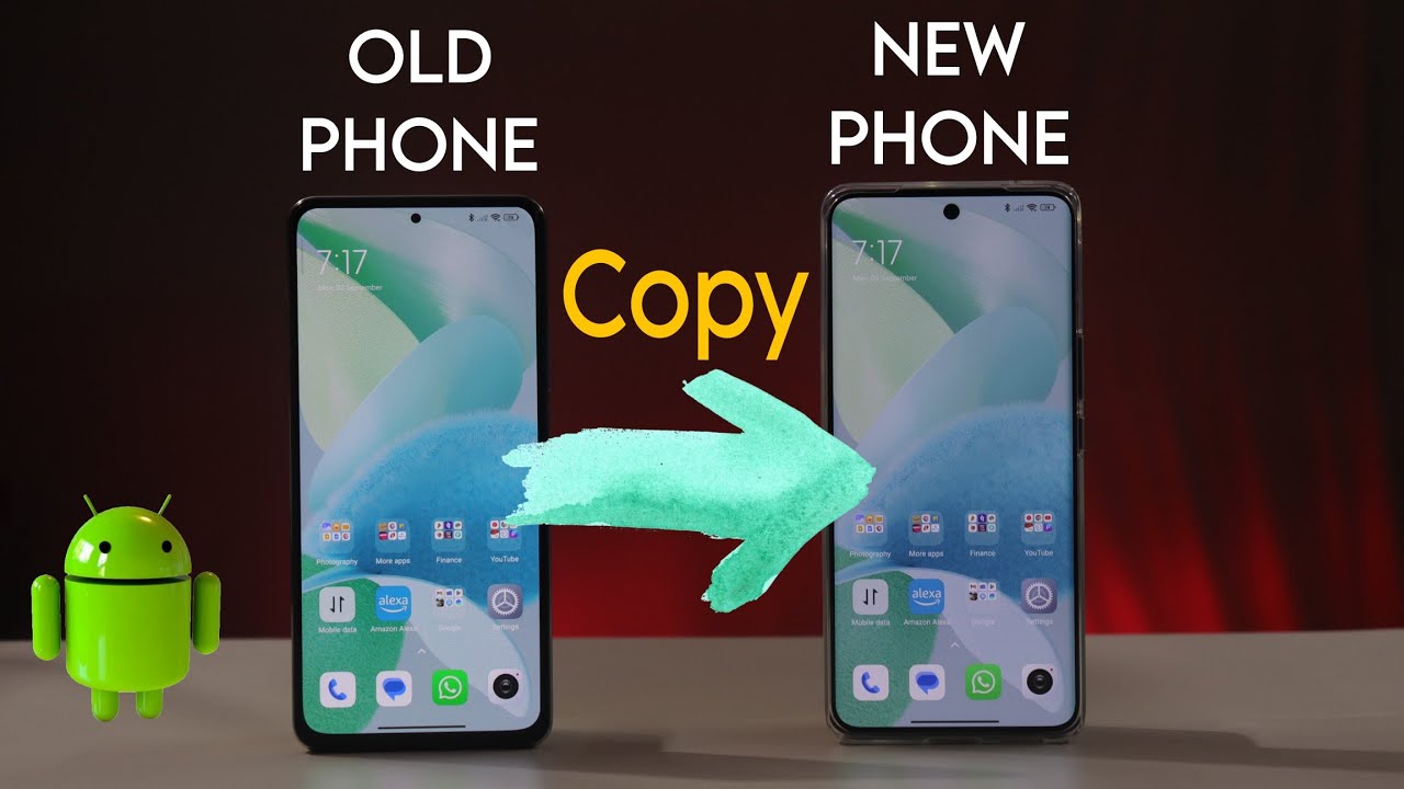 Copy data from Old phone to New phone Phone Clone Data transfer