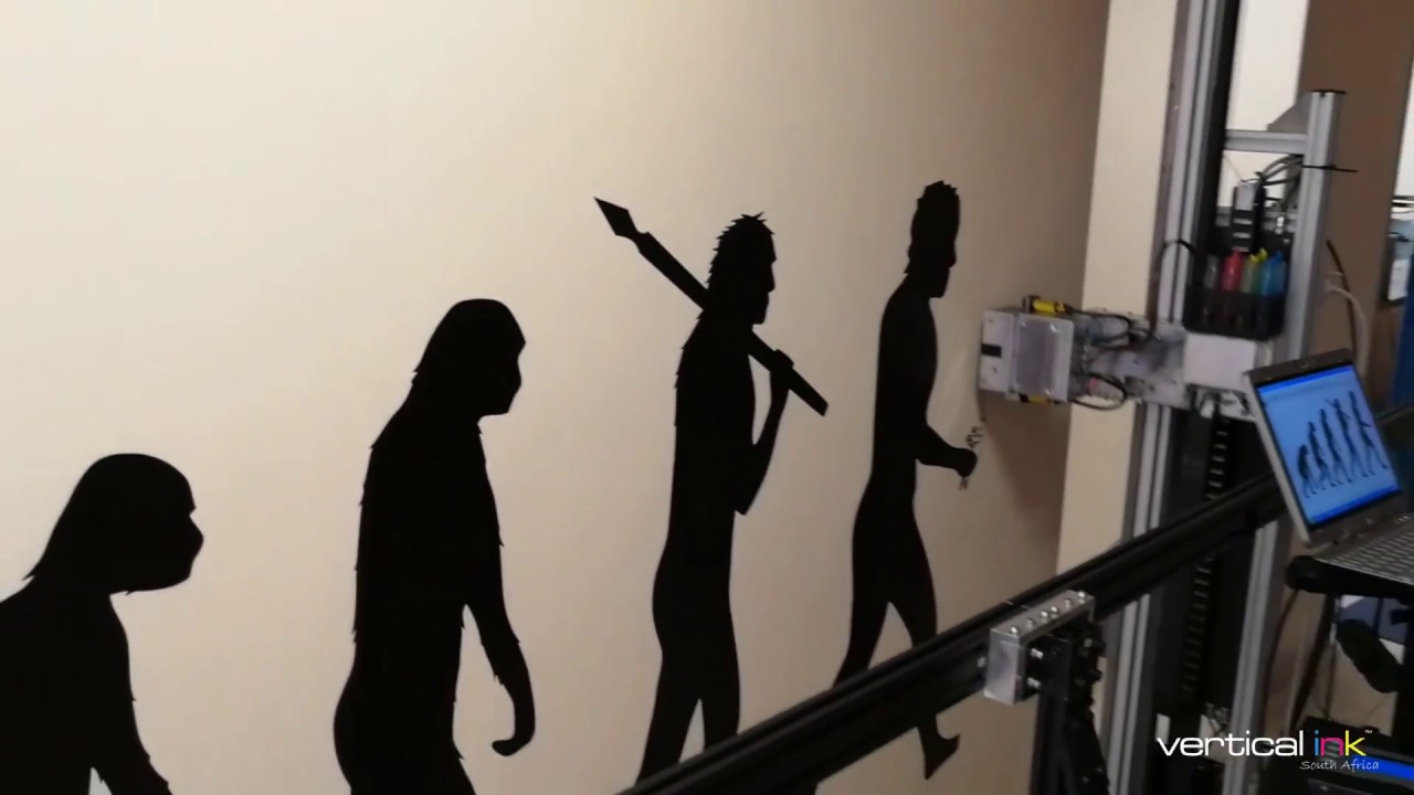 Wallprinting by Vertical Ink - Spray Evolution