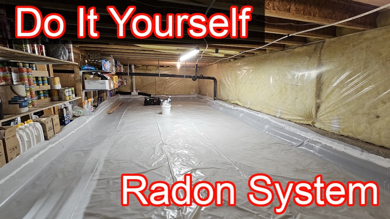 DIY Radon Mitigation System In Cellar