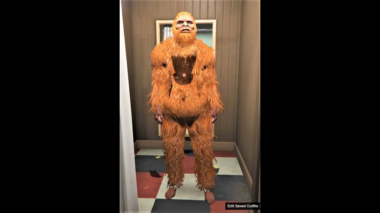 GTA Online Magic Clothing Slot (Bigfoot Head & Body Fur)