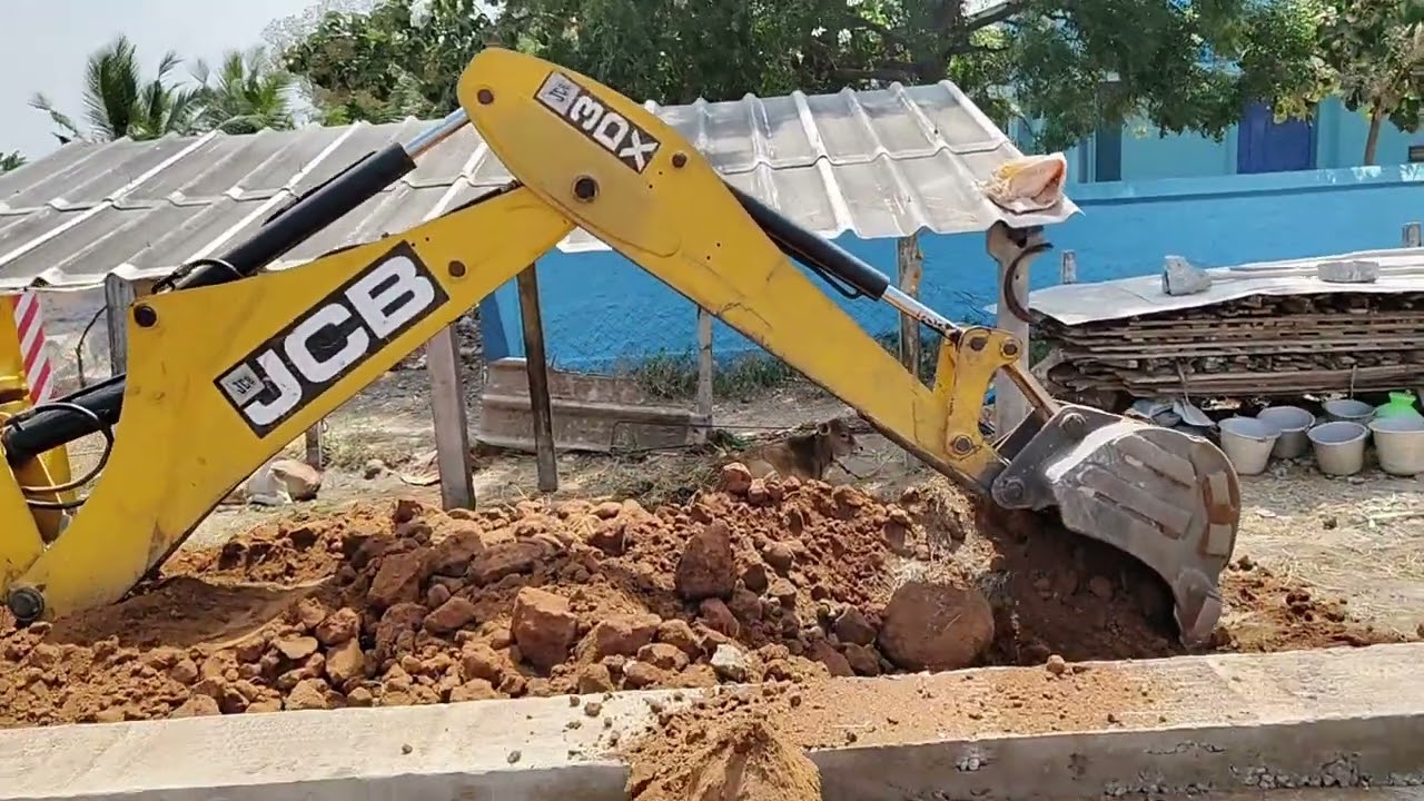 JCB 3DX New home foundation work Part-2