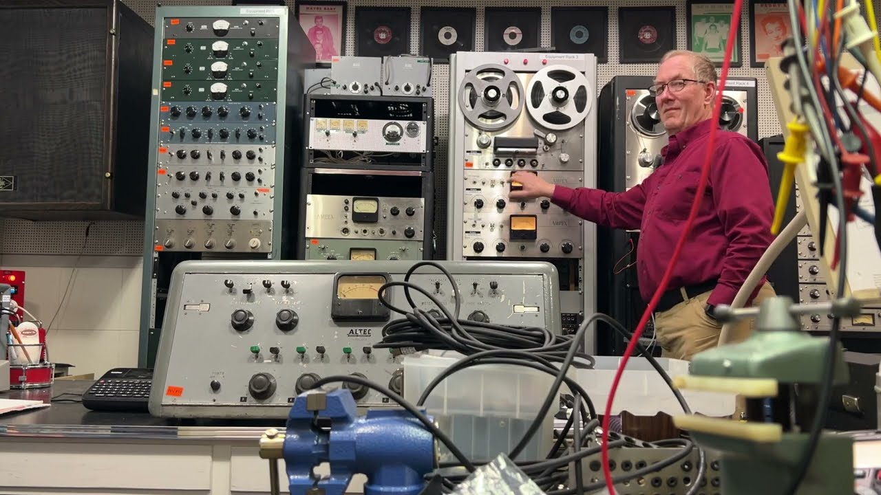 Listening To An Original Buddy Holly Studio Recording in Clovis, New Mexico