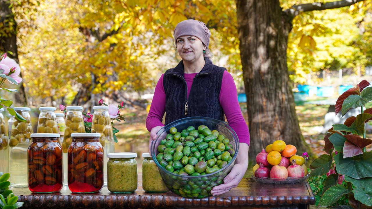 Варим варенье и сок из собранного урожая фейхоа! - Рецепт холодного варенья