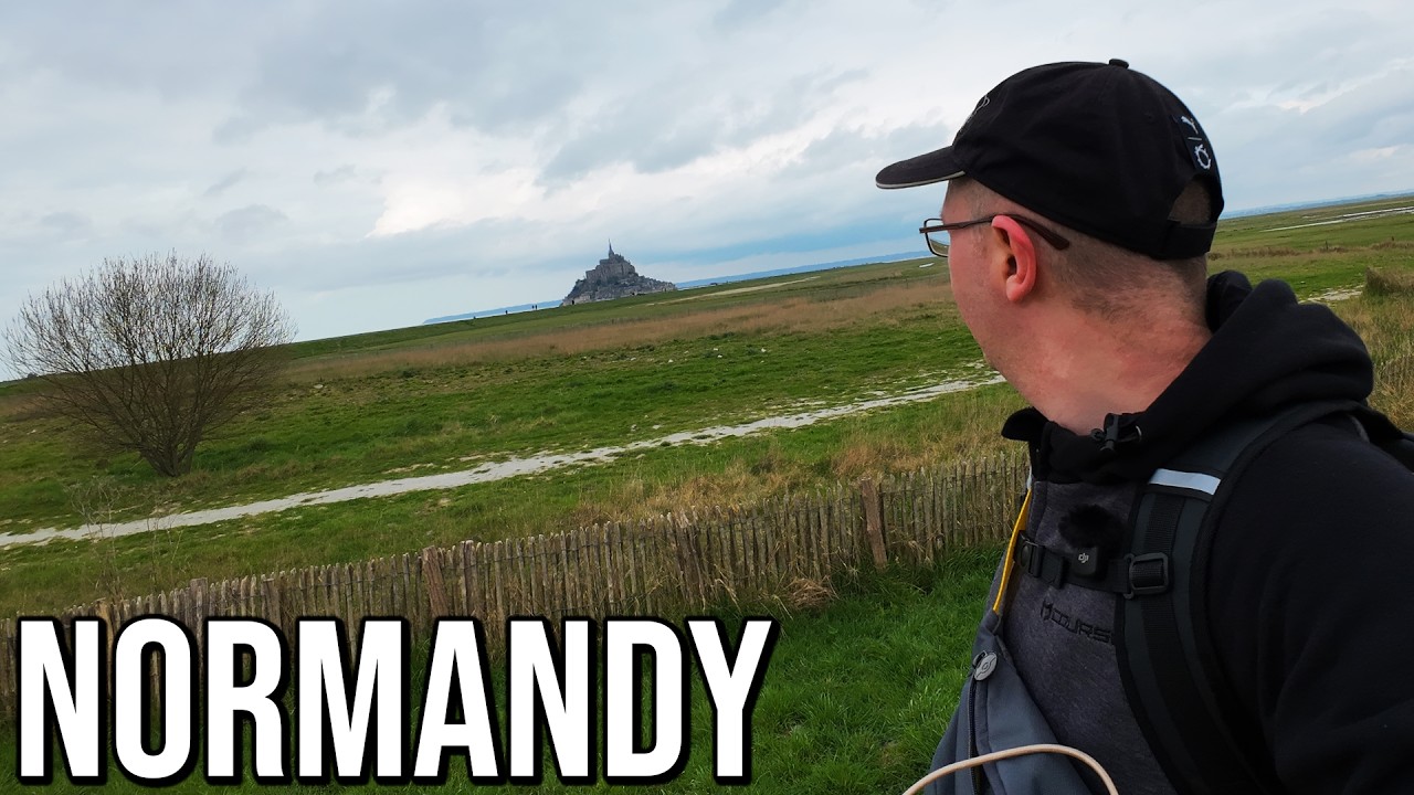 Visiting Mont Saint-Michel - 4 - Normandy Bike Tour #ct125 #motovlog