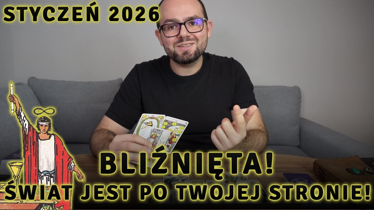 BLIŹNIĘTA! To WYJĄTKOWO Cię UCIESZY! 🔮 Bliźnięta Styczeń 2026 Tarot Horoskop