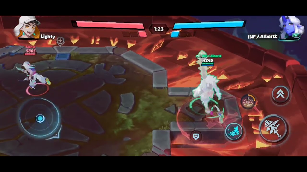 SMASH LEGENDS DUEL AOI VS ALI GAMEPLAY