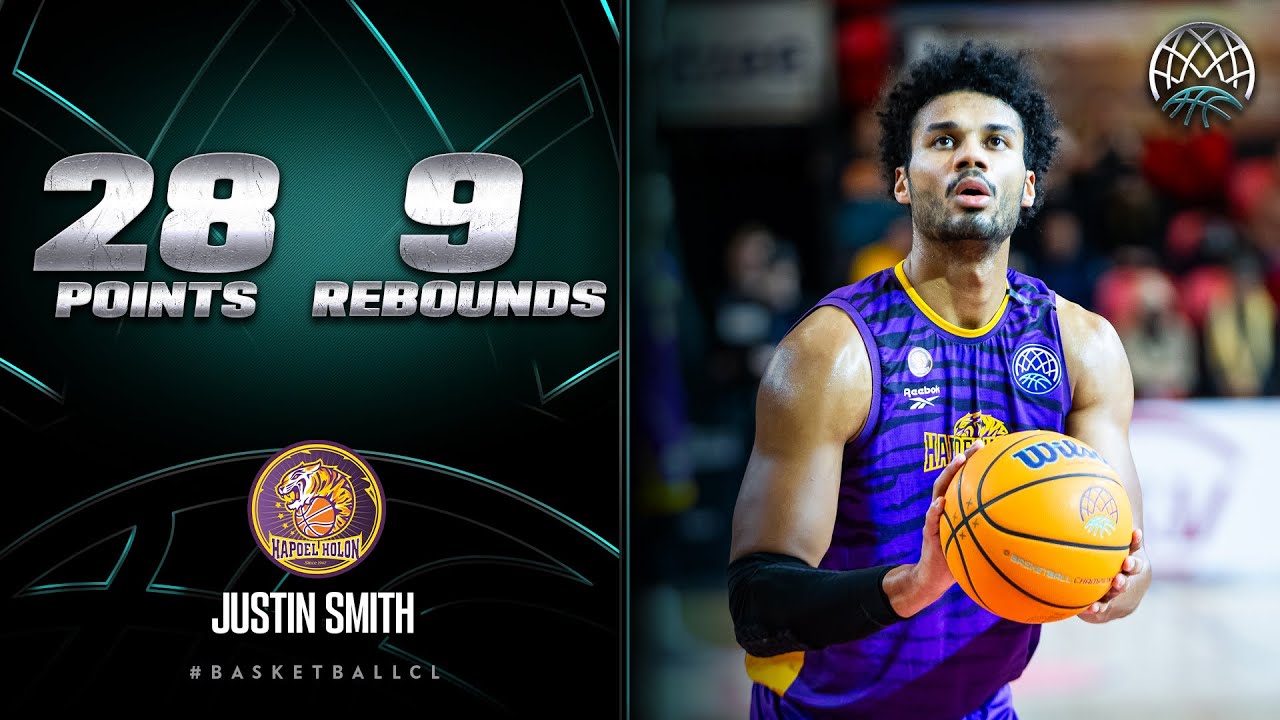 Justin Smith (28 PTS | 9 REB) | Player Highlights | HOLO v OOST | #BasketballCL 2023-24