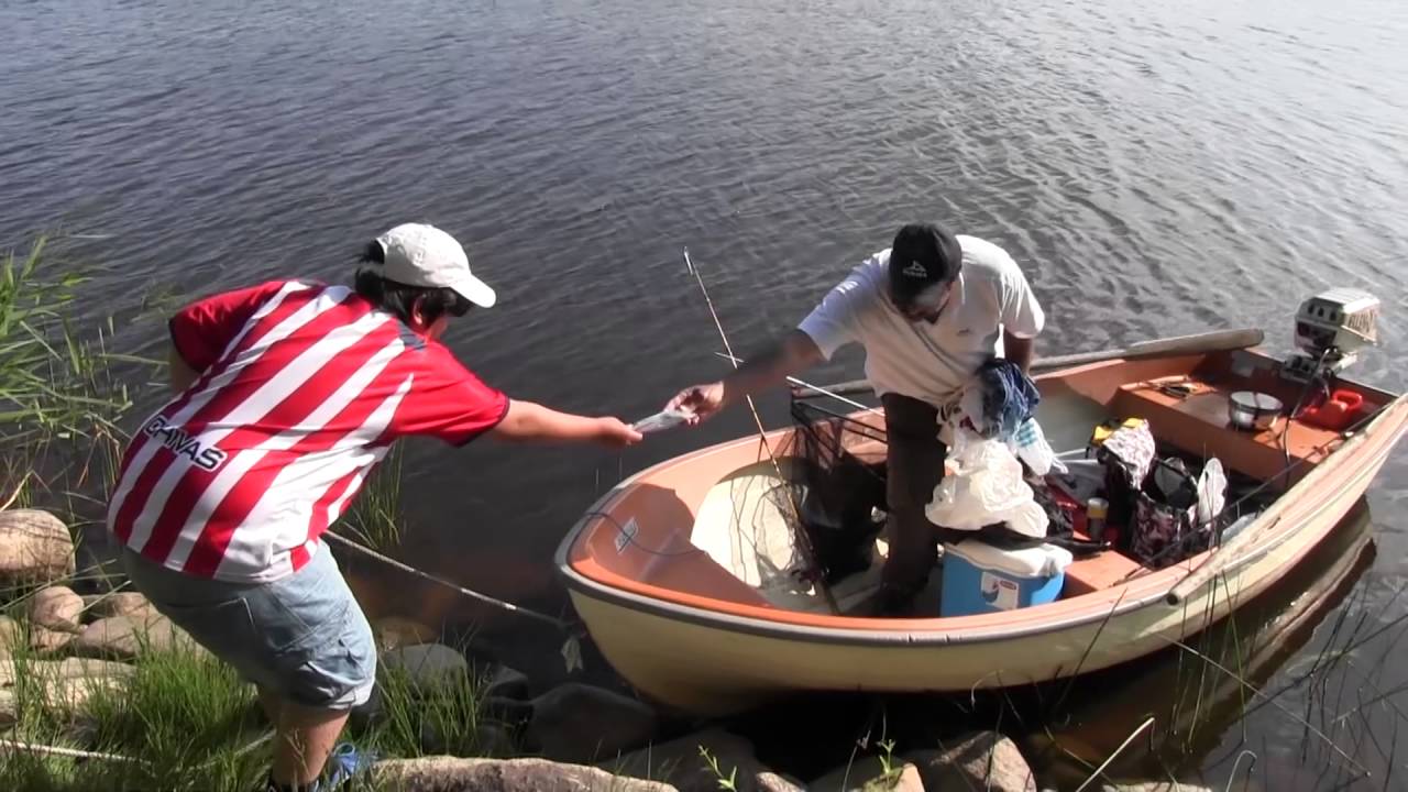 Gösfiske på Ellenösjön