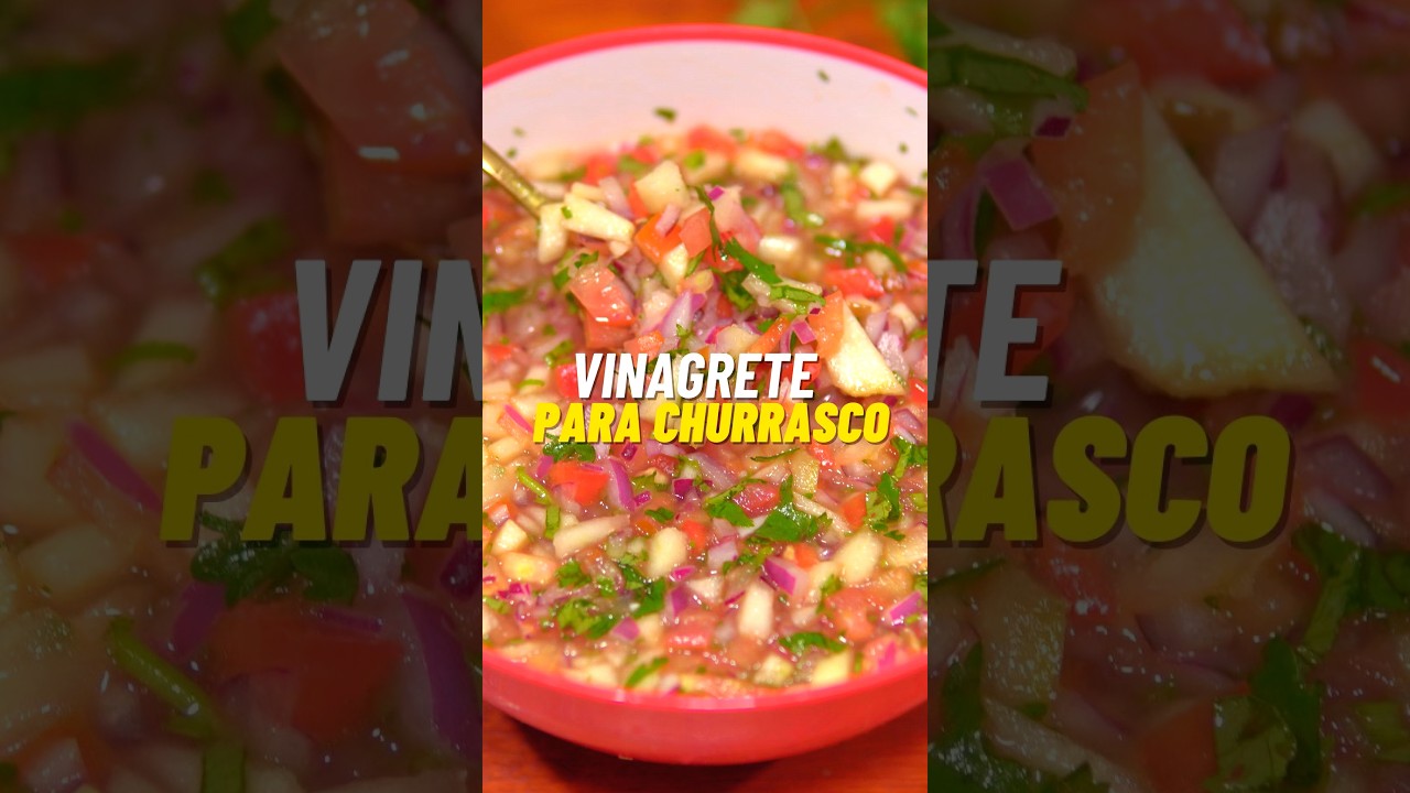 Vinagrete de Ma&ccedil;&atilde; | O MELHOR MOLHO &Agrave; CAMPANHA