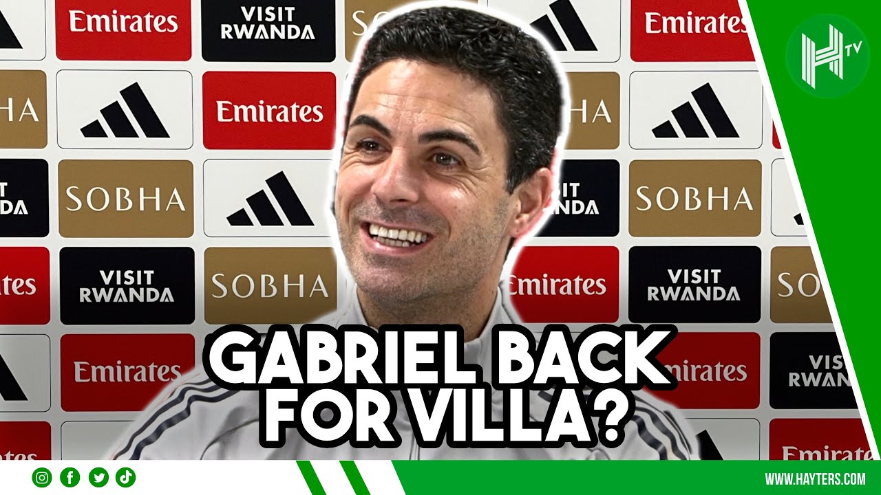 White OUT, Zubi FINE, Gabriel BACK for Villa? | Mikel Arteta | Everton v Arsenal