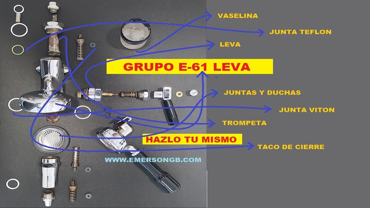 🔴 Cafetera Profesional E-61 - Mantenimiento Completo grupo cafetera E61 🔧 - Hazlo tu mismo! 🙌
