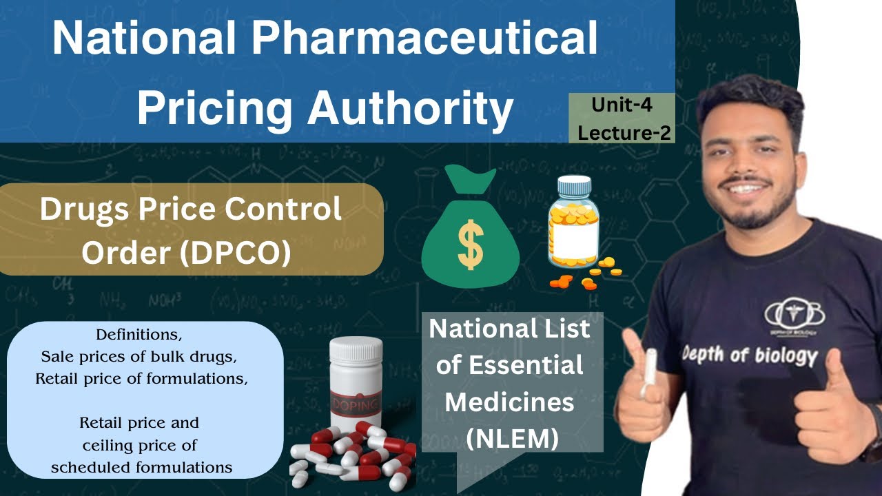 National Pharmaceutical Pricing Authority | DPCO | National List of Essential Medicines (NLEM)
