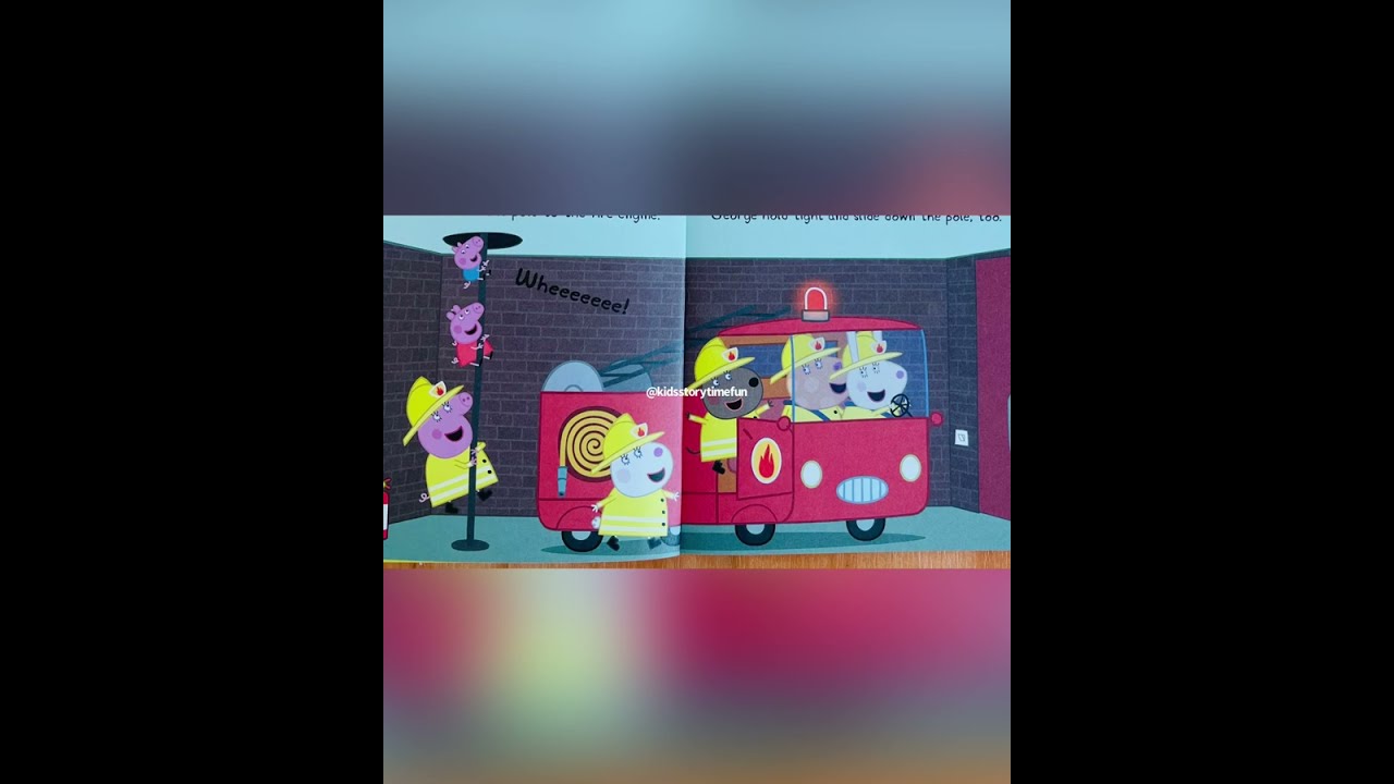 СВИНКА ПЕППА - Пожарная машина 🚒 Я читаю вслух сказку на ночь #peppa #readaloud #peppapig